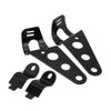 Stainless Steel Motorcycle Headlight Bracket Fork Small Mount Stand Support for Motorcycles (Black) view 2