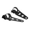 Stainless Steel Motorcycle Headlight Bracket Fork Small Mount Stand Support for Motorcycles (Black) view 3