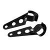 Stainless Steel Motorcycle Headlight Bracket Fork Small Mount Stand Support for Motorcycles (Black) view 4