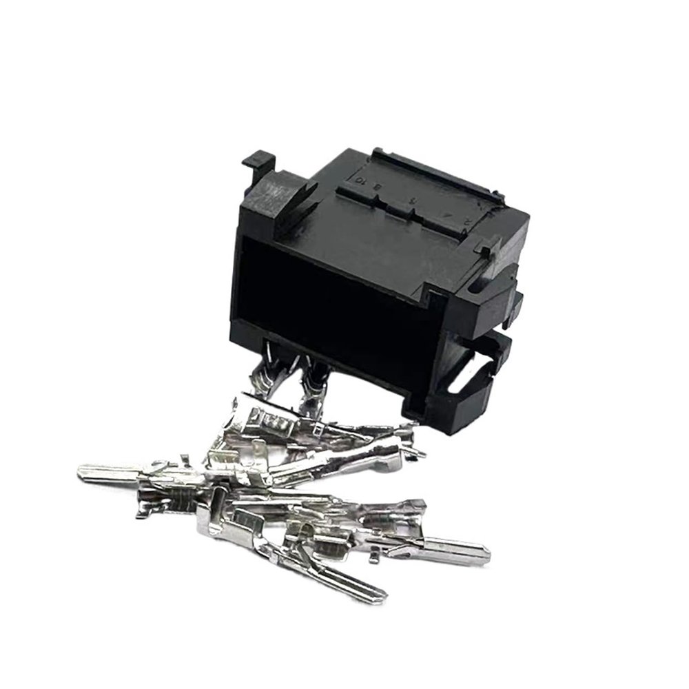 ImBros 10 Pin Automotive Power Amplifier Connector Tian1ong Rocker Plug 1-929505-4 1-929504-4 (Color : Dark Grey, Size : 5 Sets)