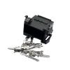 ImBros 10 Pin Automotive Power Amplifier Connector Tian1ong Rocker Plug 1-929505-4 1-929504-4 (Color : Dark Grey, Size : 5 Sets) view 1