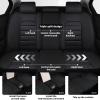 Car Seat Cover Fit for Chevy Traverse 2009-2026,Compatible Airbag Non-Slip Waterproof Seat Cover,Car Seat Protector Premium Interior (Luxury 5 Seats,Classic Black) view 4