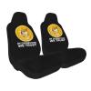 CHENYONAS in Dogecoin We Trust Car Seat Cover Protective Cover 2 Piece Set Car Decoration Gm Truck SUV Customized, Black view 2