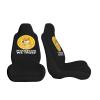 CHENYONAS in Dogecoin We Trust Car Seat Cover Protective Cover 2 Piece Set Car Decoration Gm Truck SUV Customized, Black view 3