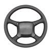 MEWANT Stitch On Custom Fit Steering Wheel Cover for Chevy Silverado view 1