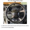 MEWANT Stitch On Custom Fit Steering Wheel Cover for Chevy Silverado view 2