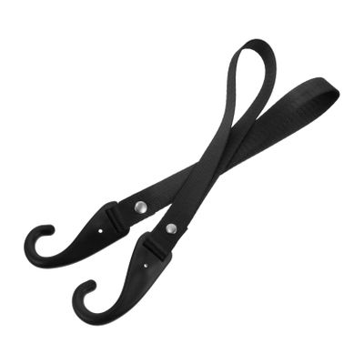 FUNOMOCYA 2pcs Motorcycle Luggage Rope Strap with Hooks Handlebar Hook for Easy Access to Gear Punch Installation for Keys Gloves and Essentials