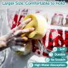 Dandat 20 Pcs Large Car Wash Sponge Multi Purpose Cleaning Scrubber Non Scratch Thick Dish Household Cleaning Sponge Foam Washing Pad Handy Scrubber for Car, Mix Colors view 4