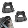 dawfall Pack-2 Car Tire Disassembly Rim Protector, Double Convex Anti-Slip Structure Rim Anti-sratch Cover, Oval Hollow Handle Labor-Saving Easy-to-Turn Tool, Universal for Cars Motorcycles (Black) view 1