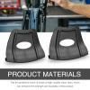 dawfall Pack-2 Car Tire Disassembly Rim Protector, Double Convex Anti-Slip Structure Rim Anti-sratch Cover, Oval Hollow Handle Labor-Saving Easy-to-Turn Tool, Universal for Cars Motorcycles (Black) view 3