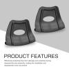 dawfall Pack-2 Car Tire Disassembly Rim Protector, Double Convex Anti-Slip Structure Rim Anti-sratch Cover, Oval Hollow Handle Labor-Saving Easy-to-Turn Tool, Universal for Cars Motorcycles (Black) view 4