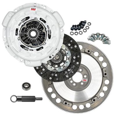 CMPRO Twin Plate Clutch Kit & Flywheel fits Chevy 10-15 Camaro 6.2L 7.0L