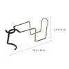 Ciieeo Stainless Steel Cup Holder Multi-Function Outdoor Storage Rack Double Hook Design Easy Installation for Clean and Tidy Personal Items view 2