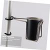 Ciieeo Stainless Steel Cup Holder Multi-Function Outdoor Storage Rack Double Hook Design Easy Installation for Clean and Tidy Personal Items view 3