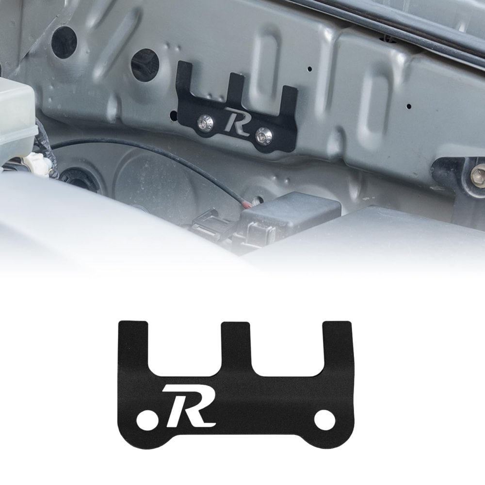 Rago Fabrication Universal Relay Holder | Permits You to Neatly Organize up to 3 Relays | Bolt-On Design | Attaches Nicely to Most LED Wired Relays | Powder Coated | Made in The USA, Hammer Black