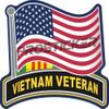 Vietnam Veteran Decal USA Flag Military ProSticker 272 (4") view 1