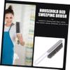Beavorty Multifunctional Bed Cleaning Brush Soft Dusting Tool for Home Use Gentle Fabrics Compact Design for Clothes and Sofa Cleaning Moonlight White view 3