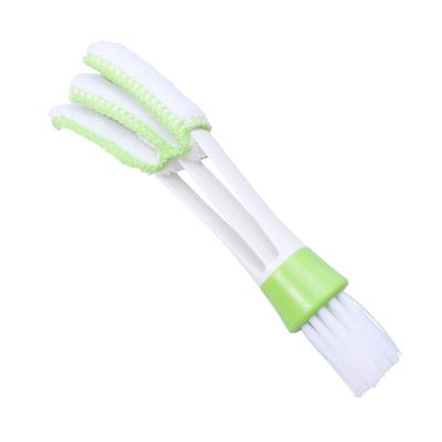 GOOHOCHY Automotive Air Conditioning Vent Cleaning Brush Mini Duster Double-Ended Design for Computer Keyboards Fans Car Air Outlets Portable Precision
