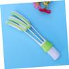 GOOHOCHY Automotive Air Conditioning Vent Cleaning Brush Mini Duster Double-Ended Design for Computer Keyboards Fans Car Air Outlets Portable Precision view 4