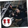 SOLUSTRE 2pcs Cnc Aluminum Motorcycle Swing Arm Spools Rear Lift Screws Easy to Install Red Spool Hangers for Paddock Stand and Maintenance view 2