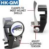 Rugged Install Clip Mount for Helmet Headset Speakers and Mic Boom for Racing Radios Electronics Communications - Features Clamping Design Universal Fit and Tools Included view 3