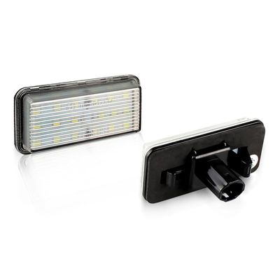MotorCart Basics SAARMAT License Plate Reverse Light Bar,for Toyota Reiz 4D Mark X J100 J200 Land Cruiser Cygnus J120 Land Cruiser Prado,12v Led License Plate Light,White Tag Lamp Assembly Replacement,2pcs
