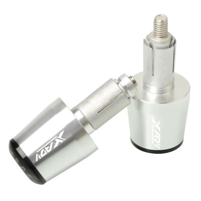 WestCH 7/8'' 22mm for X-ADV XADV 2017 2018 CNC Aluminum Motorcycle Accessories Handlebar Motorbike Handle Bar Grips Cap Ends (Color : Silver)