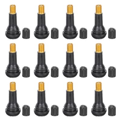 SOLUSTRE 20pcs Tubeless Tire Valve Valve Stems for Automotive Replacement Installation Compatible Cars Trucks and Motorcycles