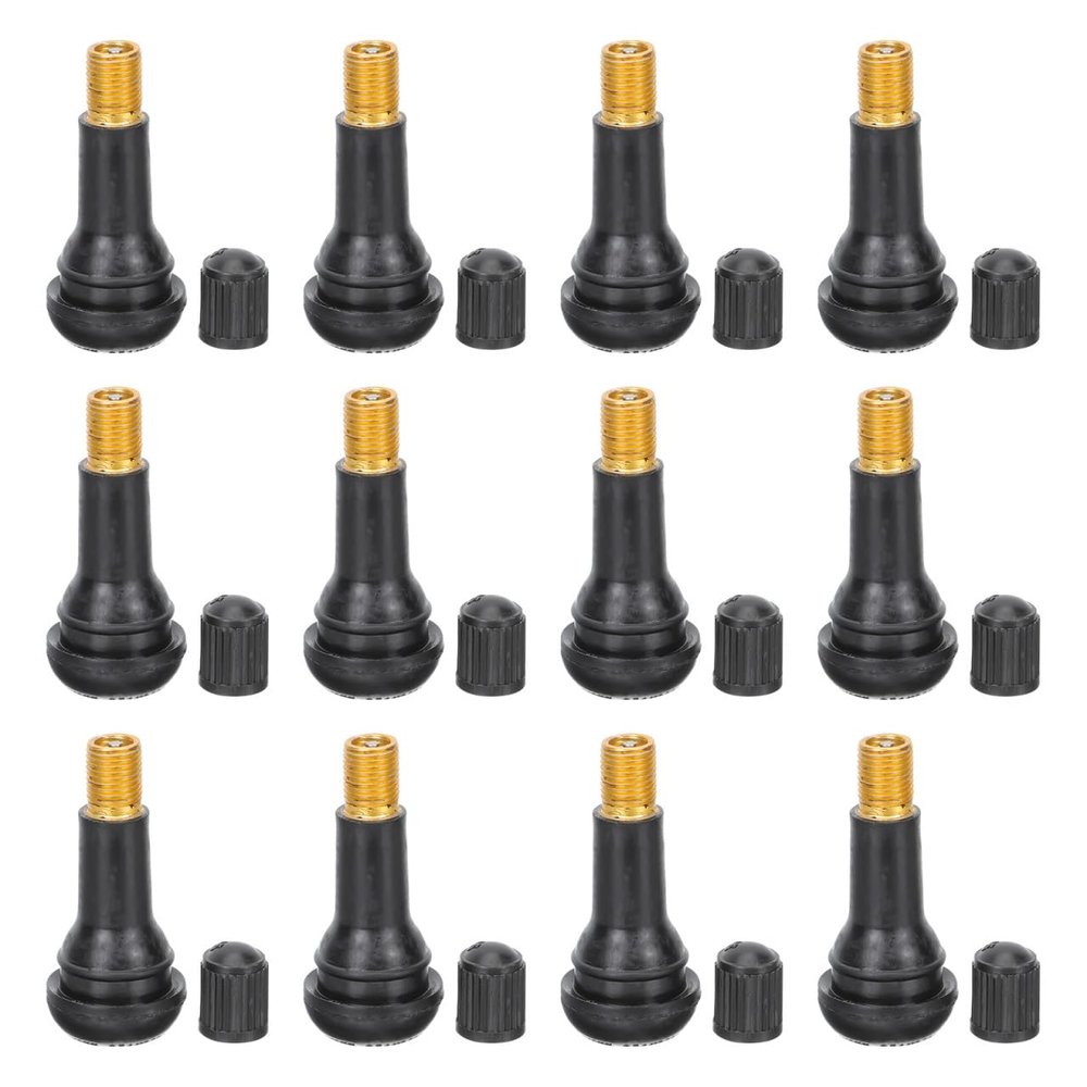 SOLUSTRE 20pcs Tubeless Tire Valve Valve Stems for Automotive Replacement Installation Compatible Cars Trucks and Motorcycles