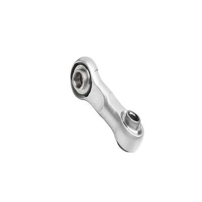 Aluminum 7075 Alloy Steering Drag Link for Arrma 1/18 Granite GROM MEGA 380 Brushed 4X4 Monster Truck ARA2102 Upgrade Parts - Silver