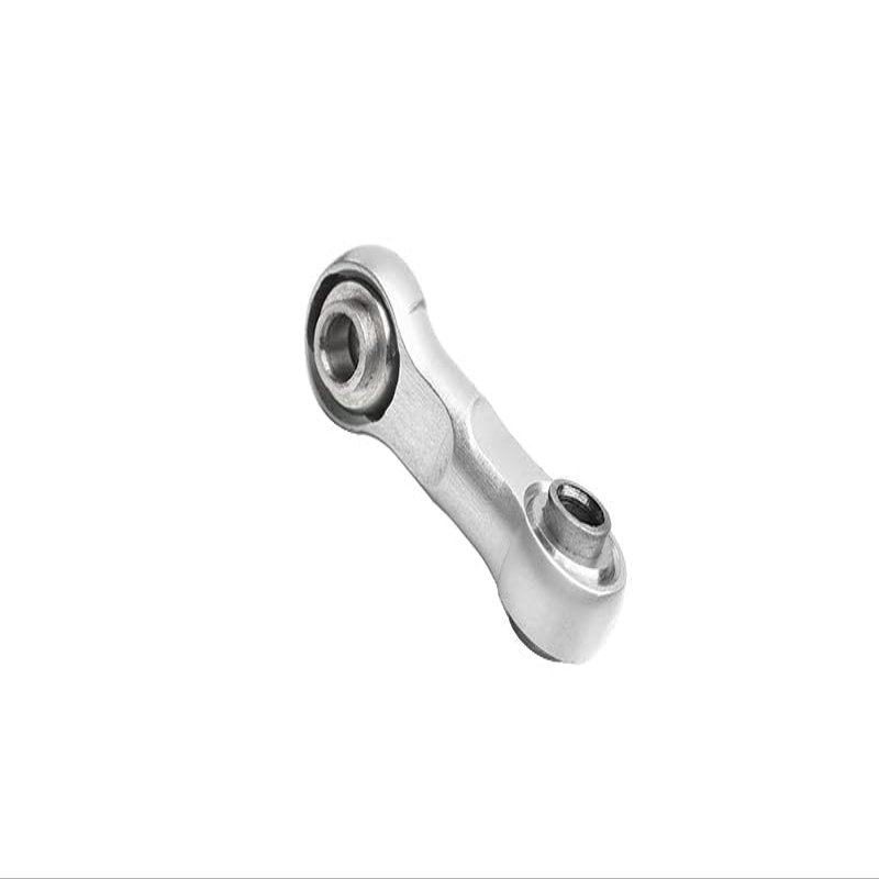 Aluminum 7075 Alloy Steering Drag Link for Arrma 1/18 Granite GROM MEGA 380 Brushed 4X4 Monster Truck ARA2102 Upgrade Parts - Silver