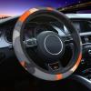DXTKWL Orange Grey Black Camo Steering Wheel Cover Women Men 15 in Automotive Steering Wheel Covers Anti Slip Breathable Car Steering Wheel Cover Interior Accessories view 1