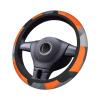 DXTKWL Orange Grey Black Camo Steering Wheel Cover Women Men 15 in Automotive Steering Wheel Covers Anti Slip Breathable Car Steering Wheel Cover Interior Accessories view 2