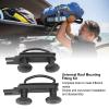 plplaaoo Rubber Gasket, Roof Box Bracket, Roof Rack Cross Bar, Universal Roof Mounting Fitting Kit U Screws Locknut Rubber Gasket Small Light Roof Luggage Accessories for Most Models view 2