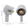 LiebeWH 12 Blades Air Blower Jet Fan 16.825.2V Jet Dry Blower Stepless Speed Adjustable Mini Turbo Fan for Industrial Dust Removal, LiebeWH1a2exbq0gv view 2