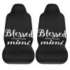 Qauirfe Blessed to Be Called Mimi Automotive Seat Covers for Car SUV Front Seats Covers Set of 2 view 2