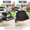 Power Chair Transport Cover - 600D Electric Wheelchair Travel Storage Protector, Waterproof Mobility Scooter Guard for Elderly Disabled, 44"L x 23"W x 38"H view 4