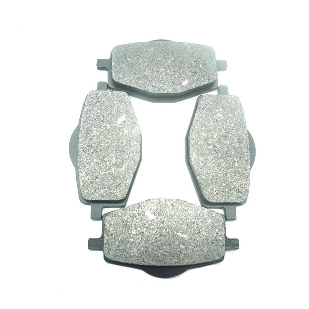For Yama&ha DT125RE 2004 DT125R 1988-2003 DR 125R 125RE R RE Motorcycle Semimetal Front And Rear Brake Pads brake pad kit (Color : Front and Rear)