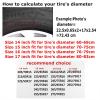 Mountain Animals Decorative Tire Covers Weatherproof Spare Tire Cover - Universal Fit for RV, SUV, Camper, Camping & Travel Trailer 14 in view 4