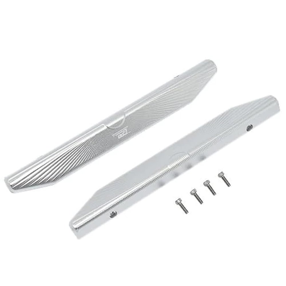 GPM Aluminum Chassis Nerf Bars (Longer Version) for TRAXXAS1/10 4Wd Hoss 4X4 Vxl 3S-90076-4 (Silver)