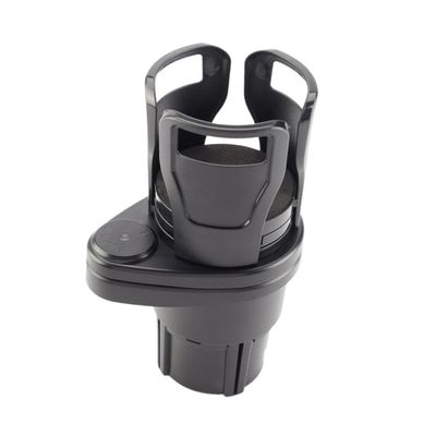 VINTORKY Telescopic Rotary Car Cup Holder Multifunctional Drink Stand for Water Bottles Cans and Cups Material for Practical Vehicle Use Black