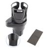 VINTORKY Telescopic Rotary Car Cup Holder Multifunctional Drink Stand for Water Bottles Cans and Cups Material for Practical Vehicle Use Black view 3