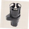 VINTORKY Telescopic Rotary Car Cup Holder Multifunctional Drink Stand for Water Bottles Cans and Cups Material for Practical Vehicle Use Black view 4