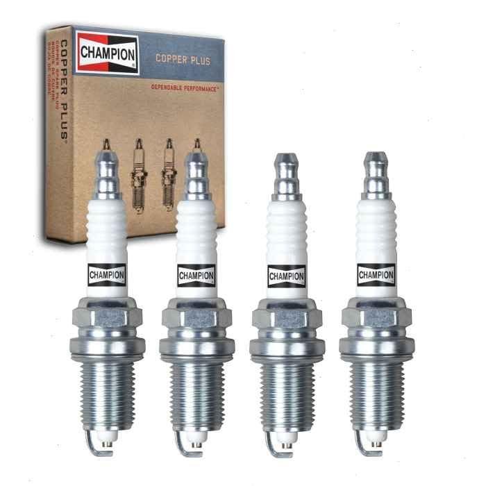 4 pc Champion Copper Plus Spark Plugs for Chrysler 200 2.4L L4 2011-14