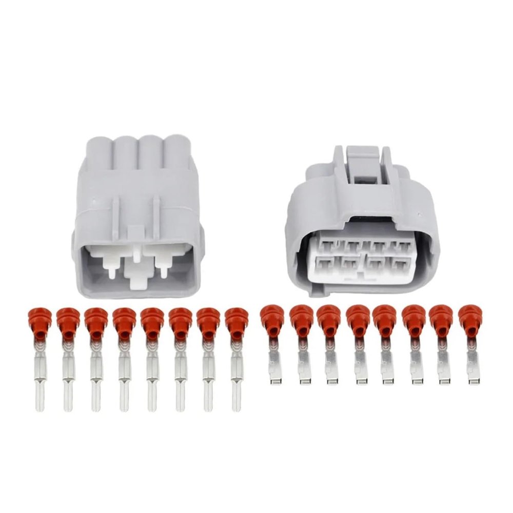 Automotive Electrical connectors 8 Pin Automotive Connectors Grey Terminal Blocks DJ7081F-2.2-11/21 8P Car Connector(10 Sets)