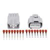 Automotive Electrical connectors 8 Pin Automotive Connectors Grey Terminal Blocks DJ7081F-2.2-11/21 8P Car Connector(10 Sets) view 1