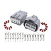 Automotive Electrical connectors 8 Pin Automotive Connectors Grey Terminal Blocks DJ7081F-2.2-11/21 8P Car Connector(10 Sets) view 2