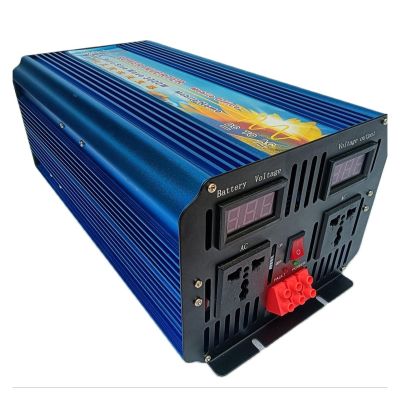 EVXOIJM 3000W 12V 24V 36V 48V Peak Power 6000W Pure Sine Wave Power Inverter with Digital Display
