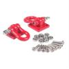 RC Trailer Chain Hook Tow Rope Winch Shackles for 1/10 Crawler Axial SCX10 D90 D110 TRX4 TRX6 Redcat Tamiya RC Decor Parts(Red) view 3