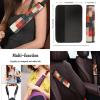 Garronmavis Graffiti Patterns Painting Car Seat Covers Full Set Gradient Pattern Headrest Cover Front Rear Seat Cover Abstract Art Steering Wheel Cover for SUV Trucks Vans view 3